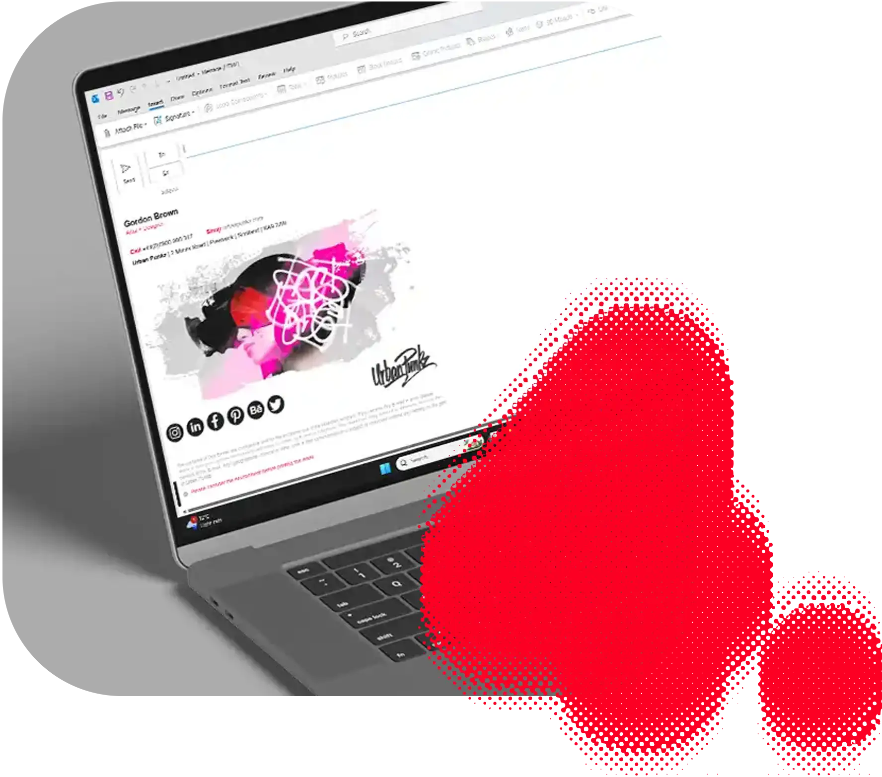 Email Signature design by Urban Punkz Creative - Prestwick Ayrshire Email Signature design by Urban Punkz Creative - Prestwick Ayrshire